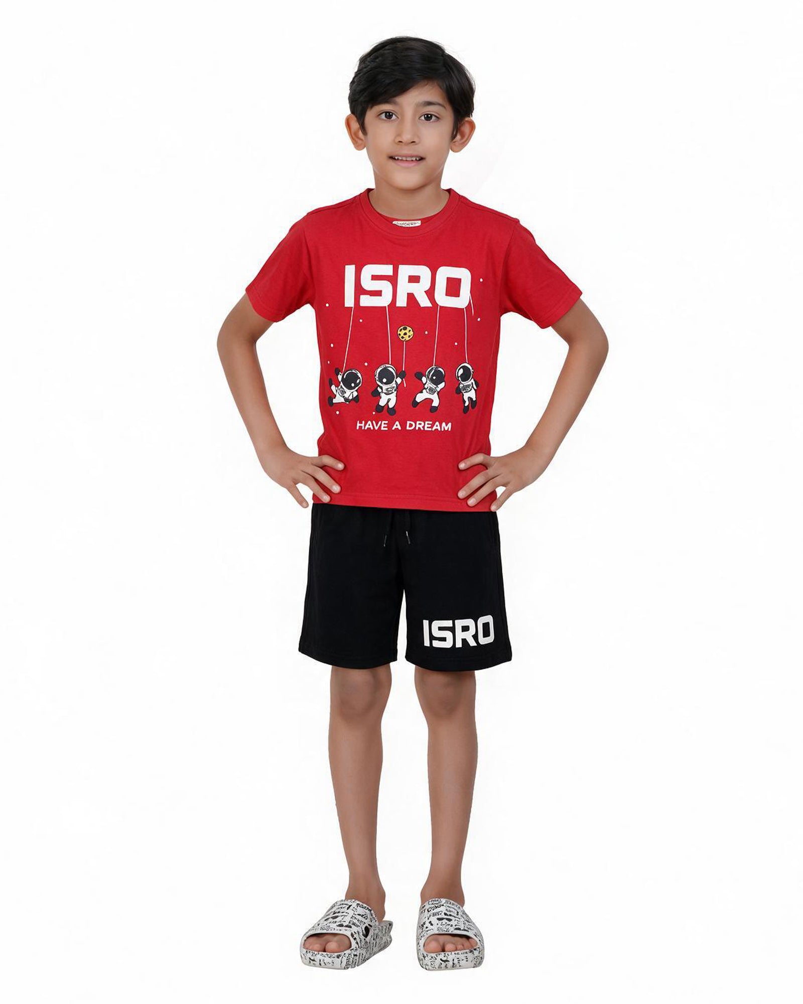 Nap Chief Kids ISRO Shorts Set