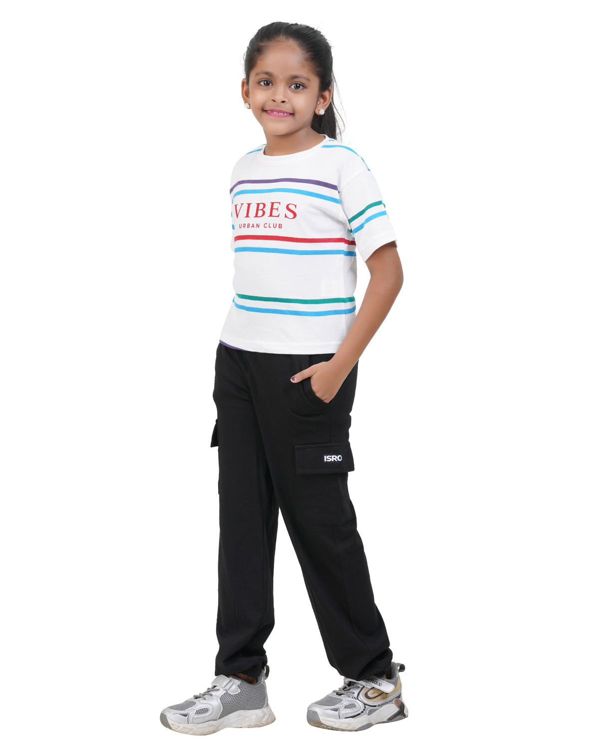 Vibes Urban Club Striped Cargo Set