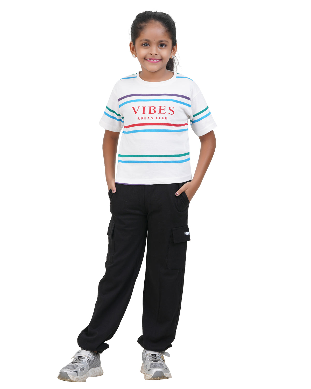 Vibes Urban Club Striped Cargo Set