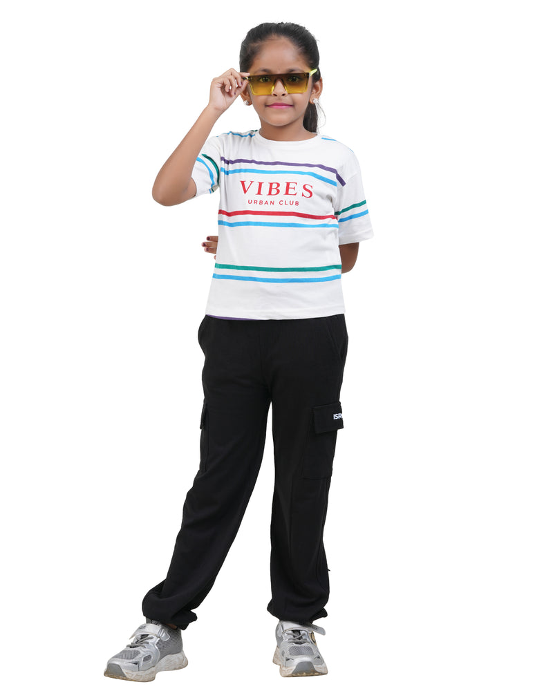 Vibes Urban Club Striped Cargo Set