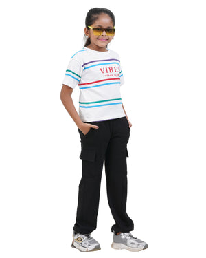 Vibes Urban Club Striped Cargo Set
