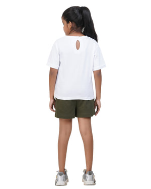 Fresh Lemons Graphic Print White T-Shirt