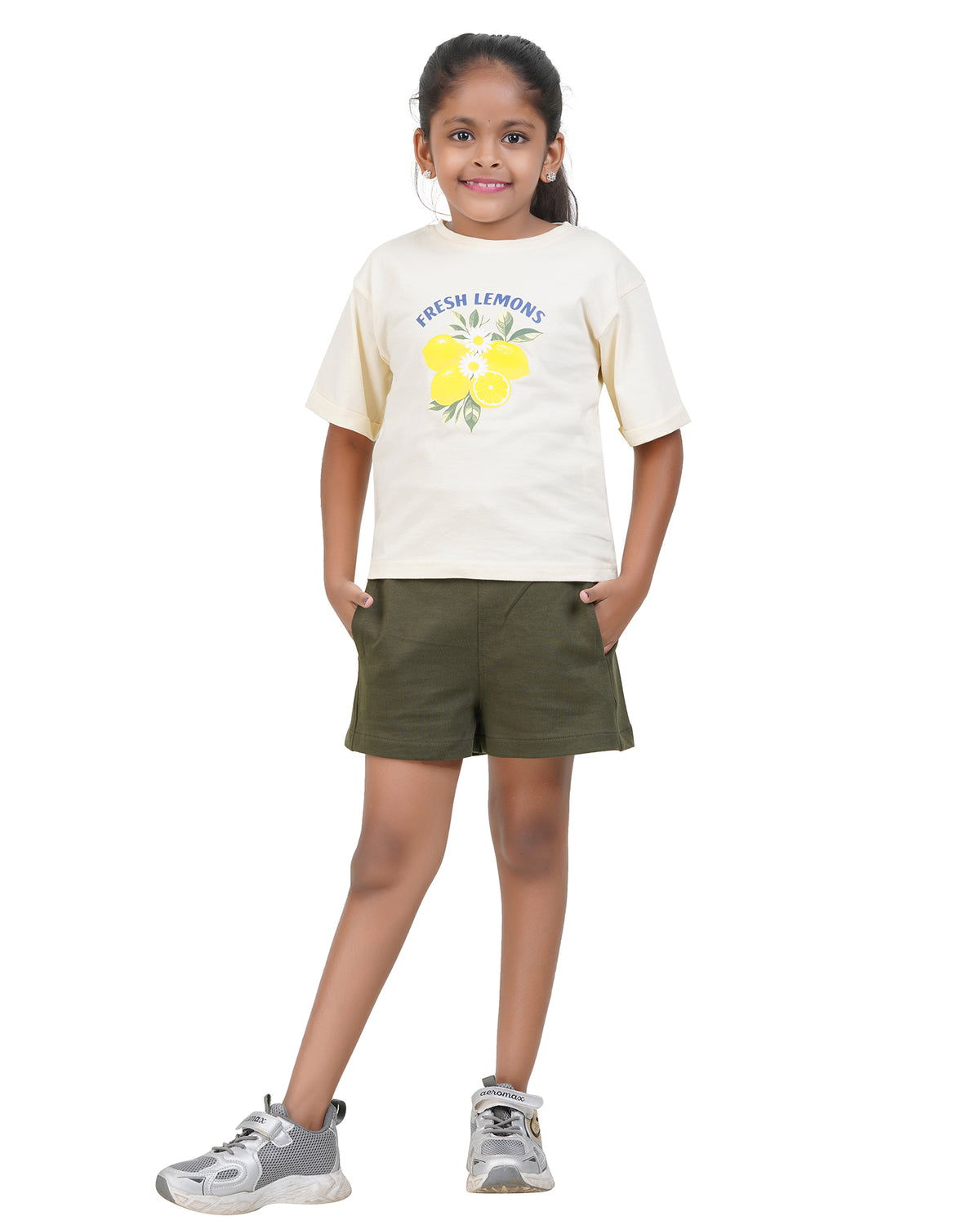 Fresh Lemons graphic print kids t-shirt