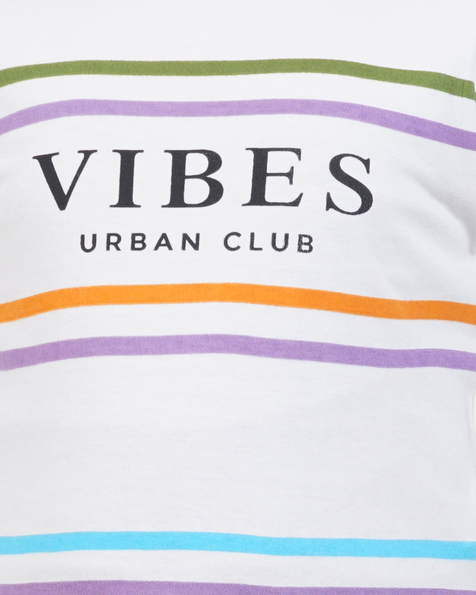 Kids Vibes Urban Club Striped T-Shirt