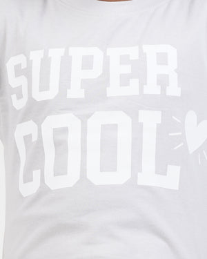 Girls Super Cool T-Shirt Shorts Set