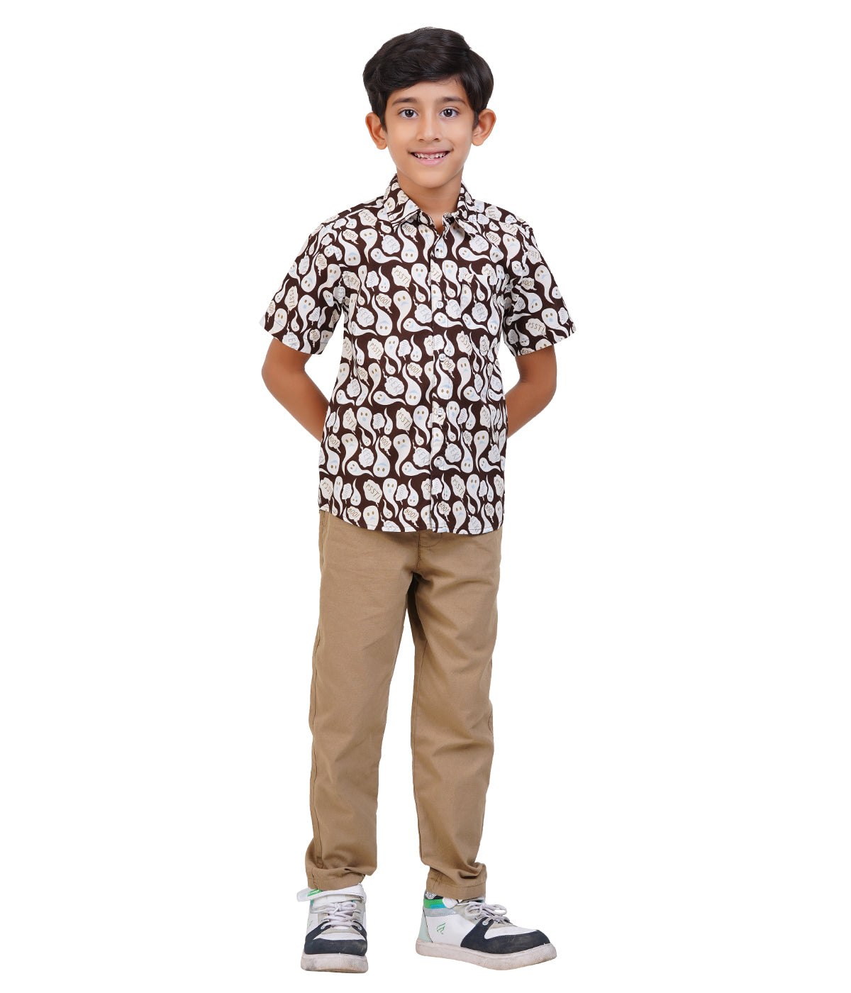 Boys Printed Casual Shirt