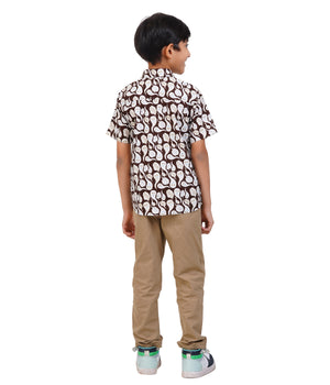 Boys Printed Casual Shirt