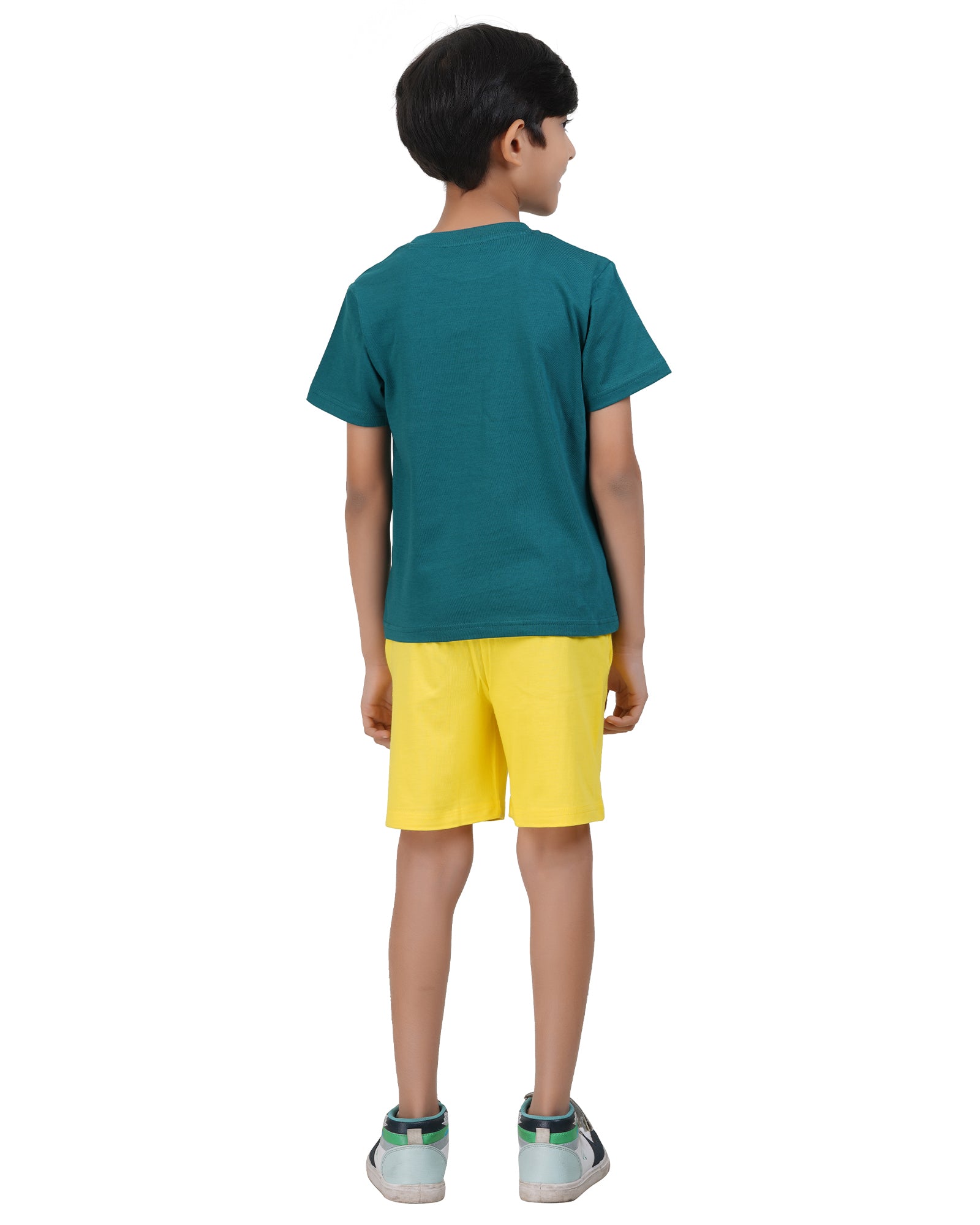Printed T-shirt With Shorts Set.