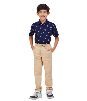 Boys' Solid Pull-On Twill Pants